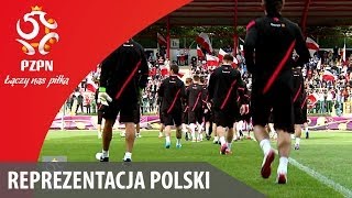 Pierwszy trening reprezentacji Polski na stadionie Polonii Warszawa [upl. by Nnasor]