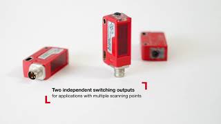 Leuze  Diffuse sensors with powerful background suppression HT 3C [upl. by Sidonnie]