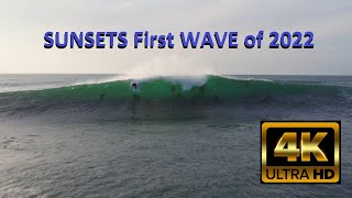 BEST SURF  First WAVE of the Year  2022 01 02 kommetjie capetown sunsets [upl. by Naux259]