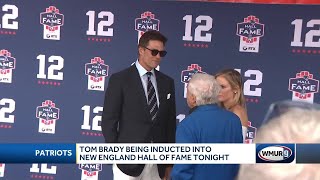 Tom Brady arrives to be inducted into New England Patriots Hall of Fame [upl. by Sev]