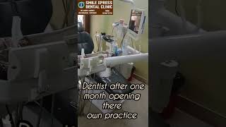 Dentist after one month opening there own practice smiledelhithedentalclinic teethwhitening care [upl. by Yffat]