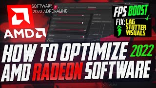 🔧 How to Optimize AMD Radeon Settings For GAMING amp Performance The Ultimate GUIDE 2022 Adrenaline ✅ [upl. by Elman]