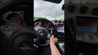 Nissan 370z Acceleration 0180 with HKS Full Exhaut [upl. by Ettesoj985]