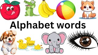 alphabet lettersletters learningalphabet words [upl. by Norre160]