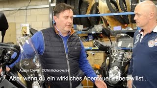 Interview mit Austin Clews über die CCM GP 450 Adventure [upl. by Eadie]