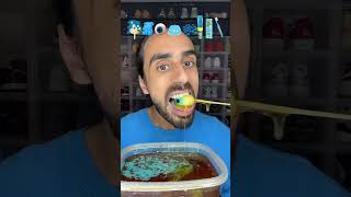 Food ASMR Eating all Blue Snacks food asmreating mukbang satisfying foodasmr [upl. by Michelsen820]