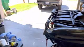 2022 Yamaha Grizzly 700 ESP XTR HMF Exhaust Install [upl. by Boff]