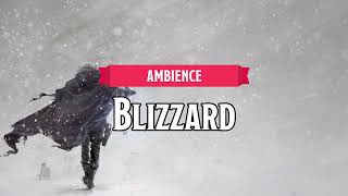 Blizzard  DampDTTRPG Ambience  1 Hour [upl. by Snilloc]