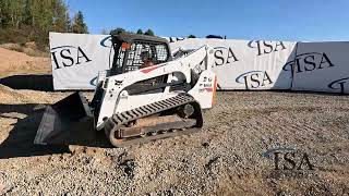 41383  2017 Bobcat T740 Skid Steer Will Be Sold At Auction [upl. by Correna]