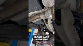 How Would A Mercedes CLA250 Sound w Muffler amp Resonator Deletes mercedes mufflerdelete cla250 [upl. by Joellen698]