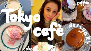 Tokyo Cafe Vlog 🍨🤎 cafe vlog what I eat in Japan coffee cake mochi coffeehouse aesthetic cafe [upl. by Ahouh]