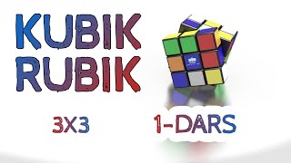 Kubik rubik 3x3 formula  1dars [upl. by Garda]