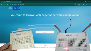 How to Configure Huawei epon wifi onu  FTTH Huawei ONU HS8145C5  Huawei ONU HS8145C5 configuration [upl. by Bel]