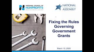 Fixing the Rules Governing Government Grants [upl. by Neyuq]