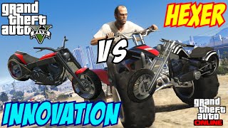 GTA 5  LCC Innovation Vs LCC Hexer  98 GTA V [upl. by Otrebilif]