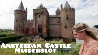 Amsterdam Castle Muiderslot A Walk Around The Gardenthingstodoinamsterdam thenetherlands [upl. by Eenor]