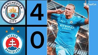 MAN CITY vs BRATISLAVA 40 All goals and highlights  UCL match 2024 [upl. by Nunes]