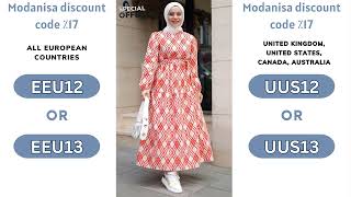 Fashion Deal  Dress to Impress Modanisa 17 Off [upl. by Nerol]