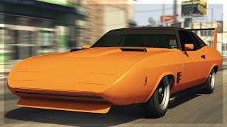 Bravado Gauntlet Classic Custom Customizations Dodge Charger Daytona  GTA 5 Online [upl. by Lentha]