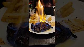 Steak on Fire  Fireroom Restaurant in Bedfordview Johannesburg [upl. by Leon]