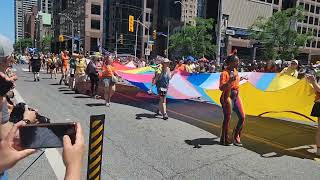 Rainbow Flags At Pride Parade Toronto 2023 [upl. by Toddie]