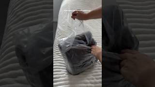 New weighted blanket unboxing 🫶🏼 home cozy lifestyle satisfying cozyhome bed bedroom fyp [upl. by Adnawal939]