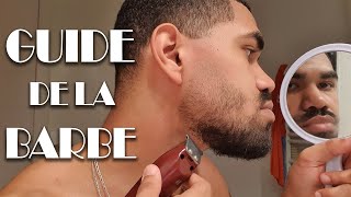 TUTO  Se couper soimême la BARBE maison  Dégradé et tracé de la BARBE à trou clairsemée  SELFCUT [upl. by Allegra]