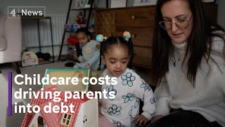 Childcare costs leave rising number of parents in debt [upl. by Rosette]