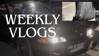 R32 turbo noises MY TIRE EXPLODED  Weekly Vlogs [upl. by Tatiania955]