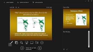 Radiolysis of water and Target Theory [upl. by Cybill]