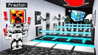 Minecraft ESCAPE THE SPACESHIP with PrestonPlayz [upl. by Awahsoj]