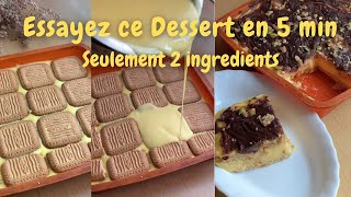 Vous avez des biscuits et du flan faite ce merveilleux dessert en 5 min ASMR Food [upl. by Yespmed753]