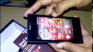 Intex Aqua Y2 mobile phone unboxing video [upl. by Suoicerpal]