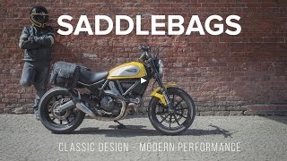 教學 導覽 Kriega Saddlebags Platform Duo Solo Ducati Scrambler 馬鞍包 馬鞍袋 側架 支架 邊包 側掛包 [upl. by Niltag]