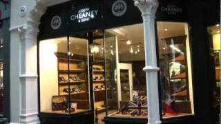 Cheaney Shoes  New shop opens in Bow Lane London [upl. by Nosremaj]