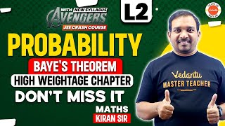 Probability Class 12  L2  JEE Math  JEE Main  Easy Math Topic  Kiran Sir  JEE 2024 [upl. by Ierbua13]