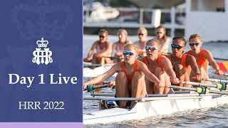 Day 1 Live  Henley Royal Regatta 2022 [upl. by Brendis338]