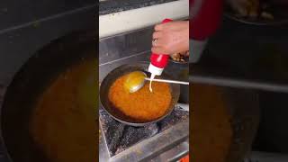 Uncle making butter chicken recipe  butterchichen chikanrecipe streetfood shorts [upl. by Namus]