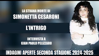 SIMONETTA CESARONI LINTRIGO INTERVISTA A GIAN PAOLO PELIZZARO [upl. by Yehtomit]