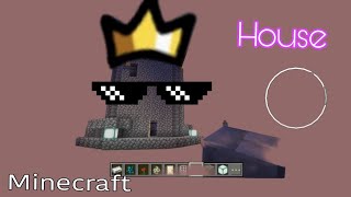 Make House 1 Minute 😈 Minecraft🥴 [upl. by Eecart]