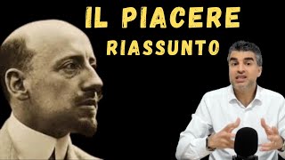 Gabriele dAnnunzio Il Piacere  Riassunto [upl. by Magnuson]