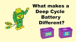 What Makes a Deep Cycle Battery Different [upl. by Ocko]