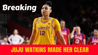 JuJu Watkins Made Her Opinion Of Caitlin Clark Extremely Clear [upl. by Redmond]