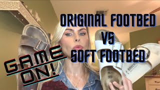 BIRKENSTOCK ORIGINAL FOOTBED VS SOFT FOOTBED  COMPARISON  EVERYTHING YOU NEED TO KNOW [upl. by Trainer944]