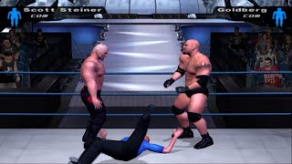 HCTP  Scott Steiner Vs Goldberg  Single Match  Walkthrough Gameplay [upl. by Leuamme]