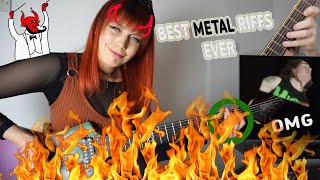 the best metal guitar riffs ever [upl. by Philo]