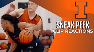 Illinois Basketball quotSneak Peekquot Reactions  New 4Minute Practice Footage Drops [upl. by Bernat]