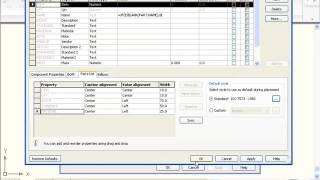 Autocad Mechanical Parts Lists [upl. by Aroled]