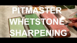 Whetstone Sharpening BBQ Pitmater Knives Knife by Barbecue Champion Harry Soo Howto Blade [upl. by Hugon]