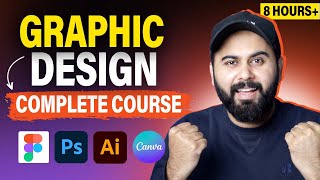 Graphic Design Full Course  Learn Graphic Design from Beginner to Advanced [upl. by Ahsinot]